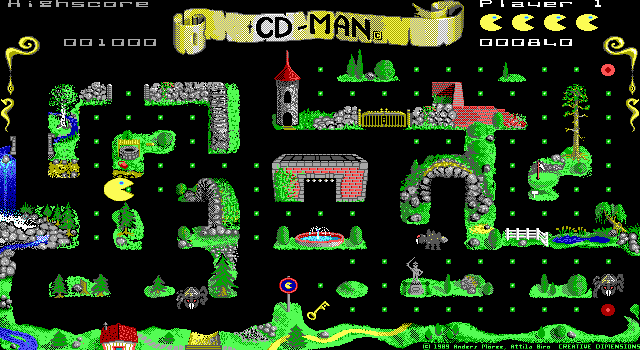 CD-Man screenshot