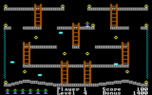Play Classic Jumpman online - PlayDOSGames.com