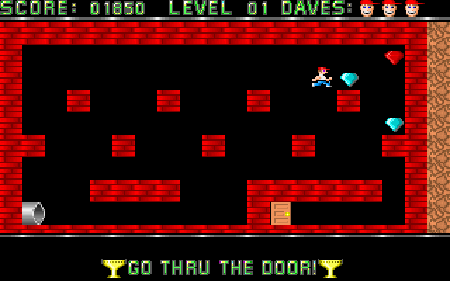 Play Dangerous Dave online - PlayDOSGames.com