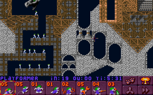 Lemmings 2: The Tribes screenshot