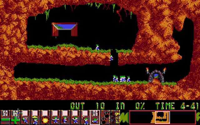 Lemmings screenshot