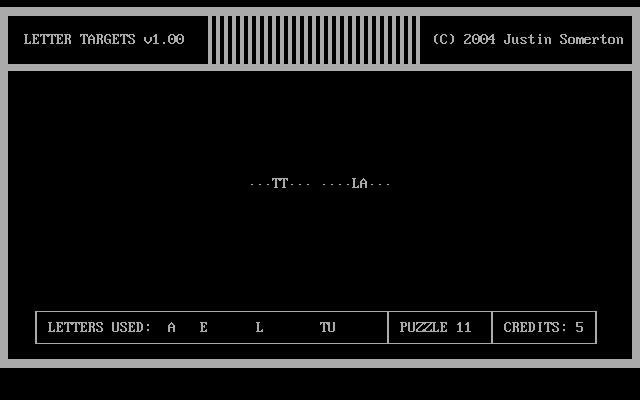 Letter Targets screenshot