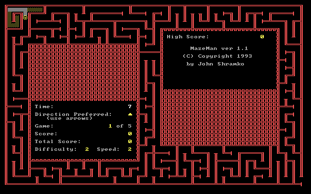 MazeMan screenshot