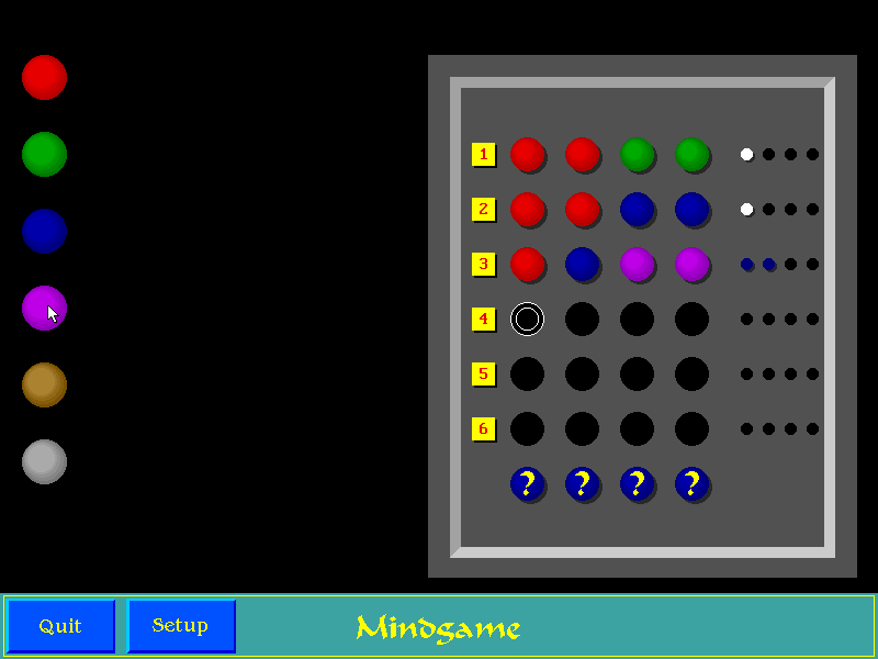 Mindgame screenshot