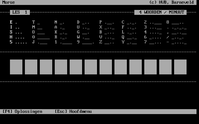 Morse screenshot