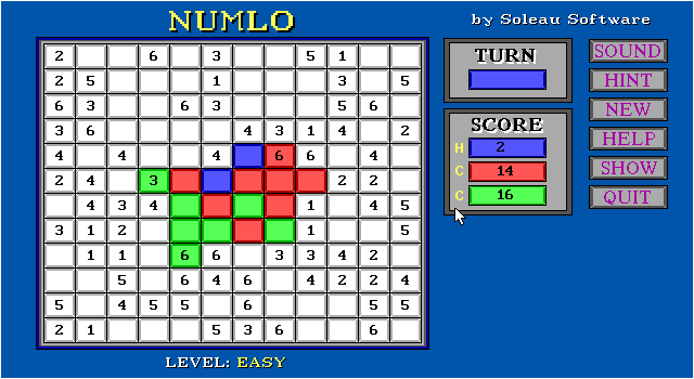 Numlo screenshot