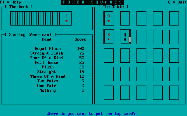 Poker Squares screenshot 2