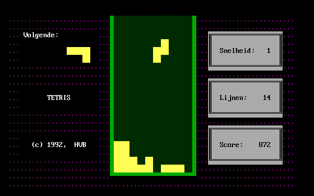 Tetris screenshot