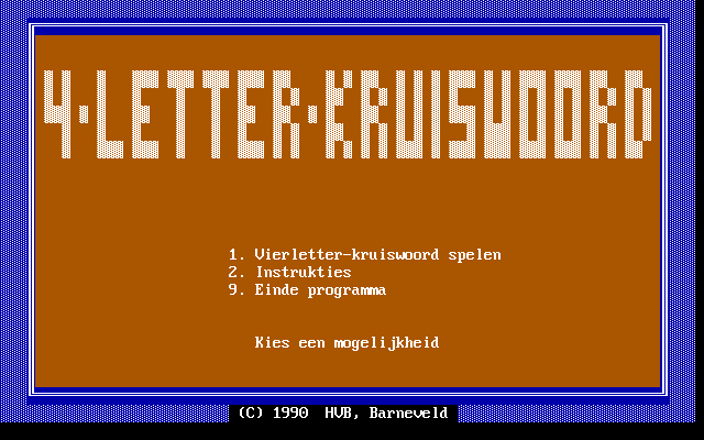 Vierletter-Kruiswoord screenshot 3